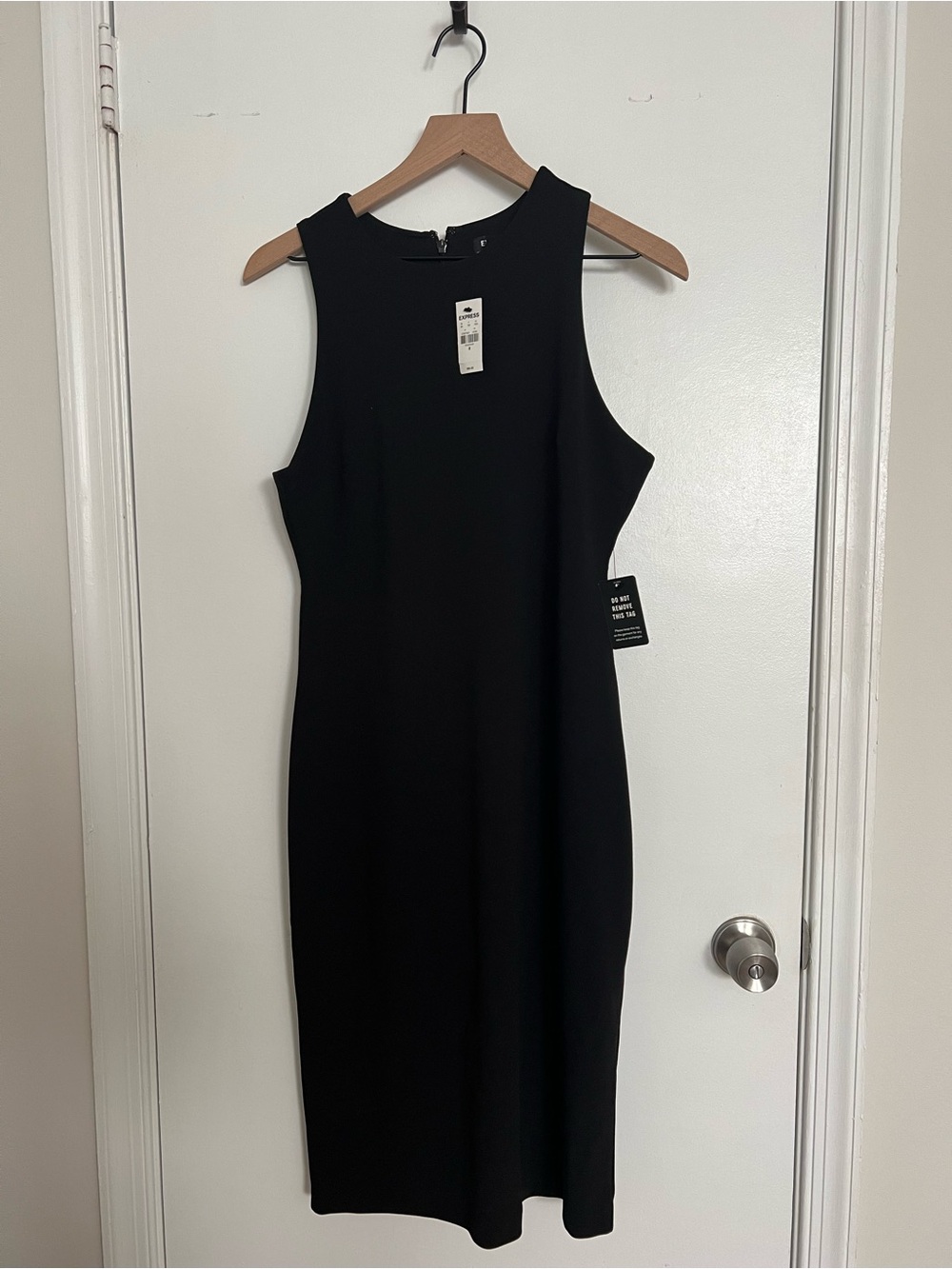 Express Black Midi Sheath Dress